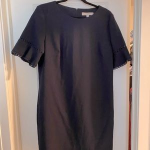 Navy dress from Loft